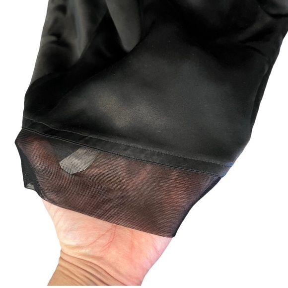 Marc Jacobs Black Mesh Detail Dress Wednesday Adams - Picture 4 of 7